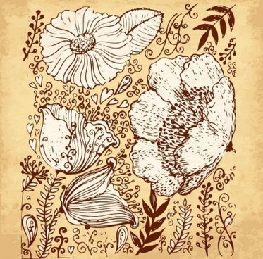 373x368 Flower Pot Draw Free Vector Download (98,031 Free Vector)