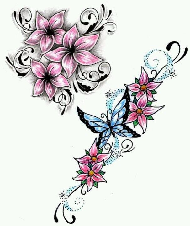 606x720 16 Best Flower Tattoo Templates Images On Flower