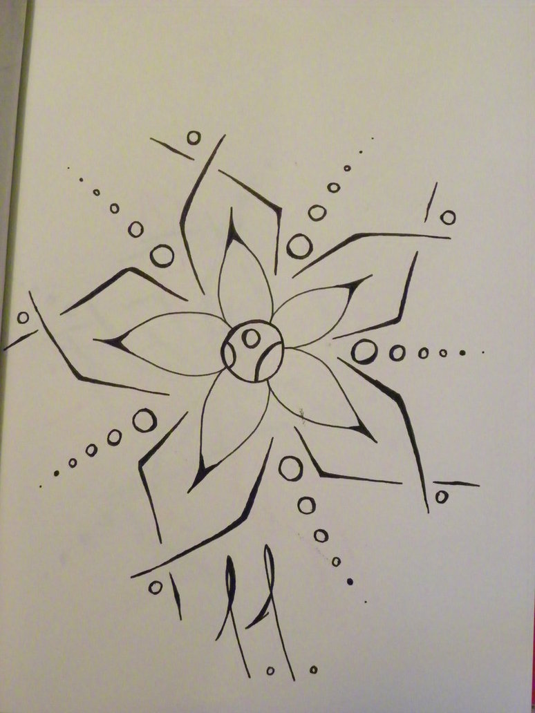 774x1032 Tribal Flower By Colleen721