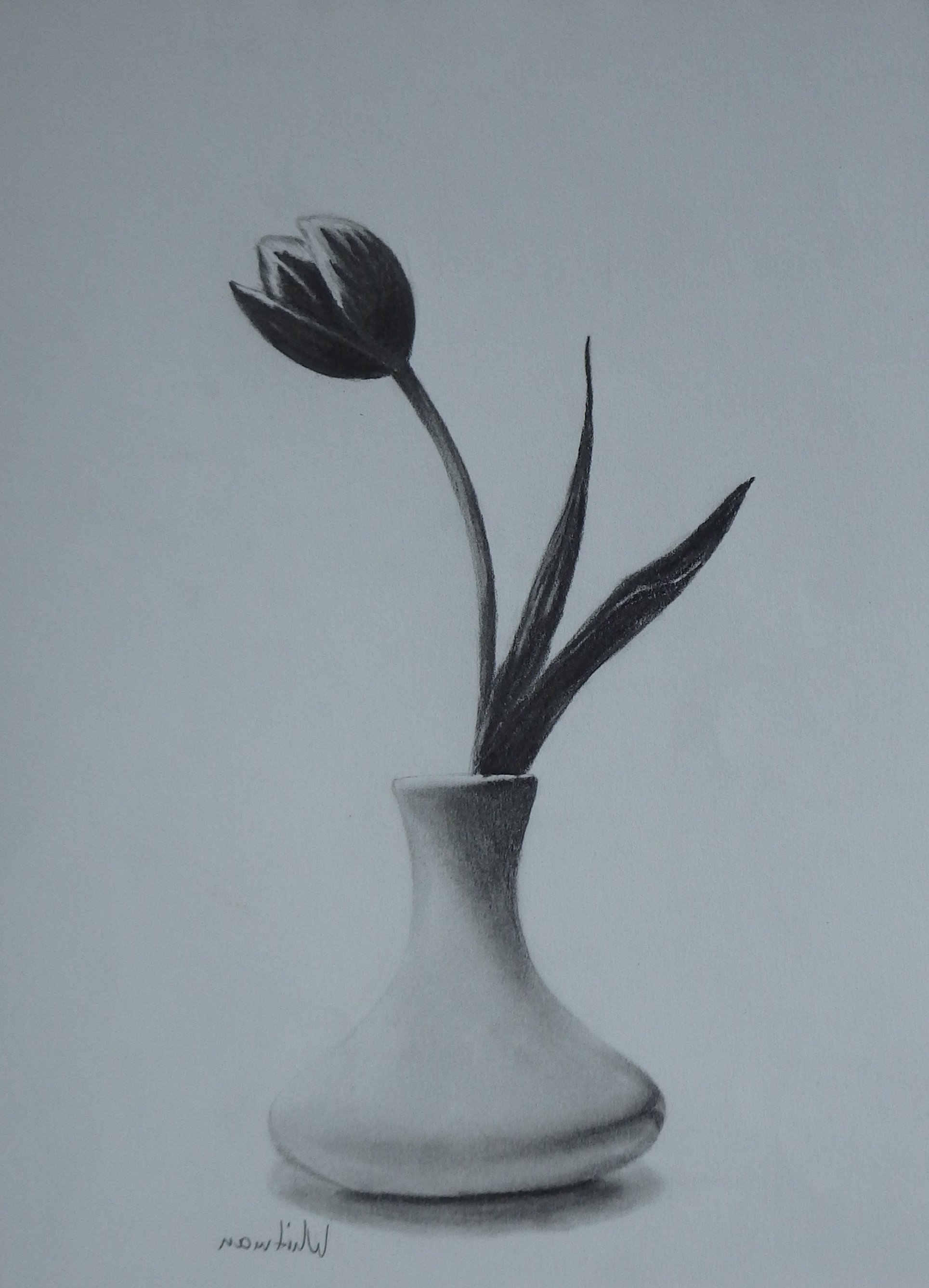 Flower Vase Drawing at GetDrawings | Free download