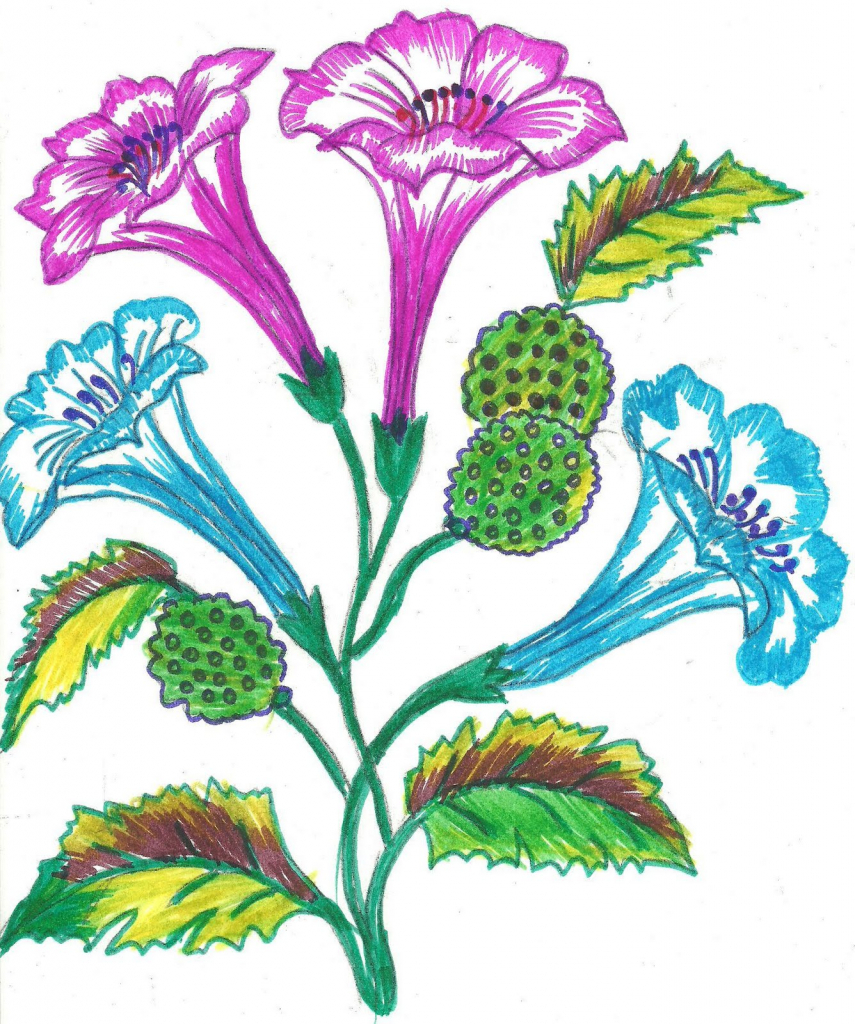 855x1024 Fabric Painted Flowers Drawing Photos Whatsapp Customer Care Bed