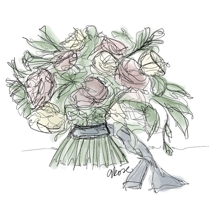 705x705 Flower Drawings For Design Inspiration From Team Flower