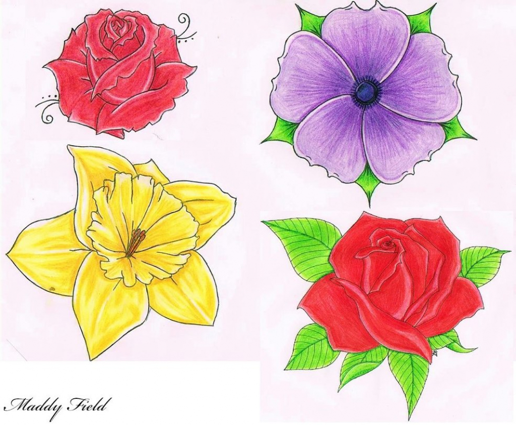 1024x843 Flowers Tumblr Drawing Cool Flower Drawings Tumblr