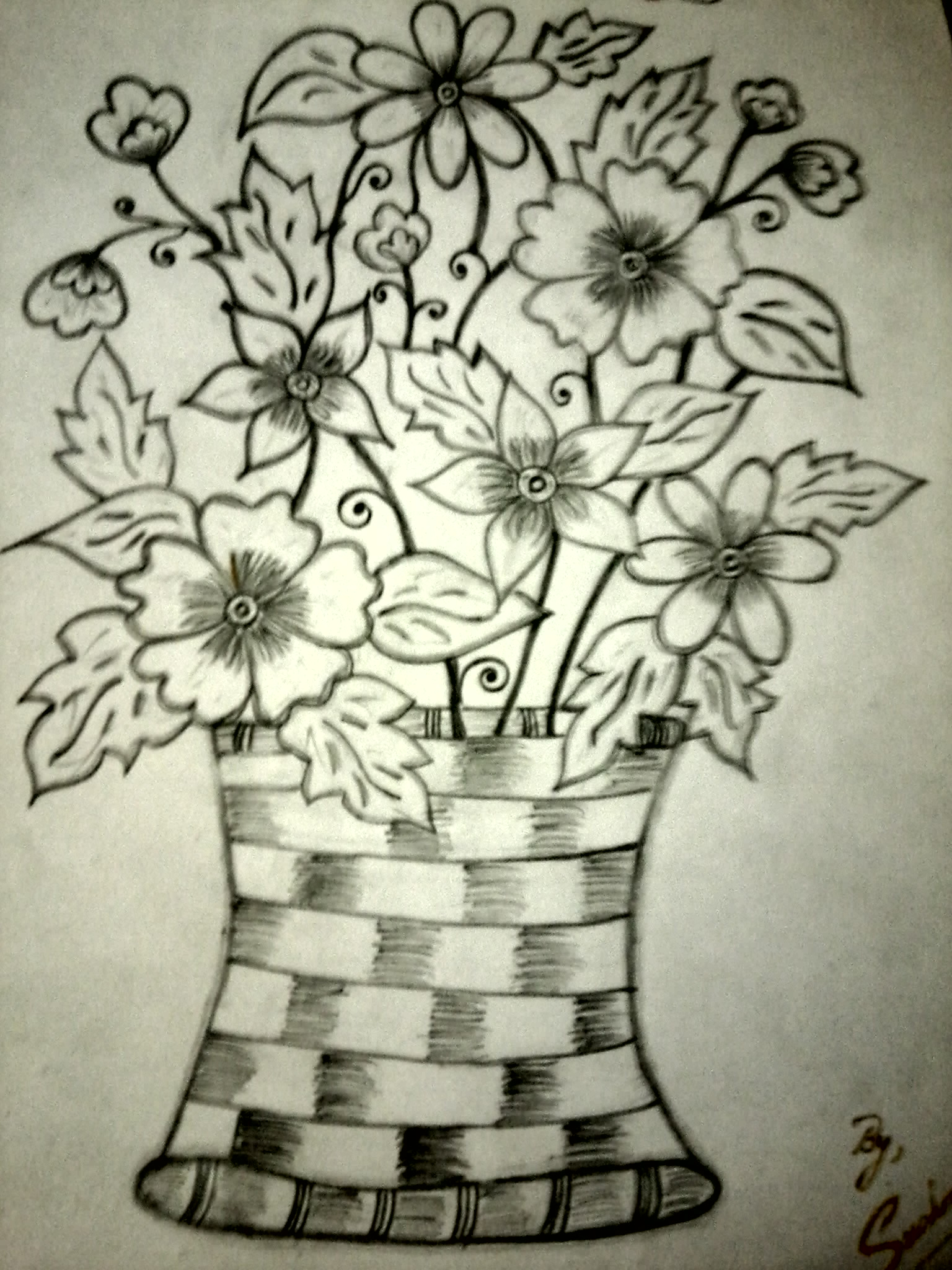 1536x2048 Photos Flower Vase Pencil Shading How,