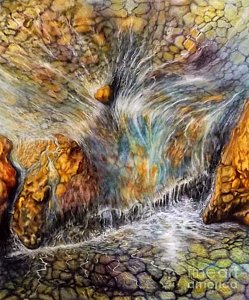 249x300 Flowing Water Drawings Fine Art America