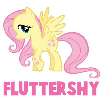 400x400 How To Draw Fluttershy From My Little Pony With Easy To Follow
