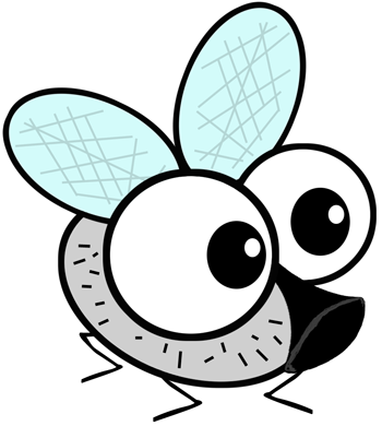 350x390 How To Draw Cartoon Flies With A Fly Drawing Tutorial Cartoon