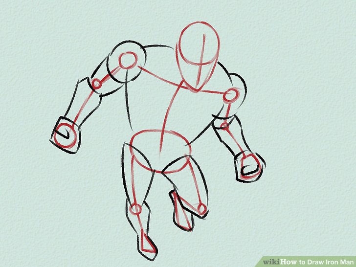 728x546 4 Ways To Draw Iron Man