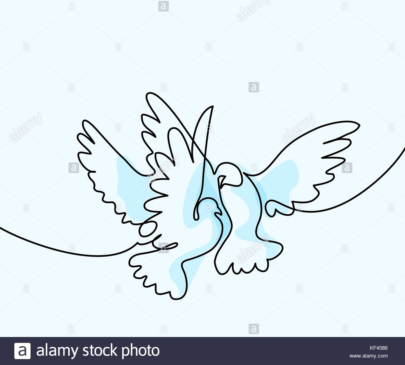 1300x1173 Continuous One Line Drawing. Flying Two Pigeons Logo. Soft Colors