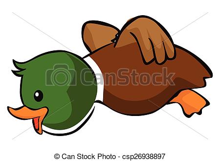 450x329 Flying Duck Eps Vectors