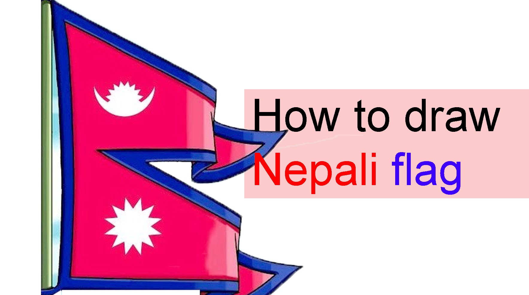 1767x985 How To Draw Nepali Flag
