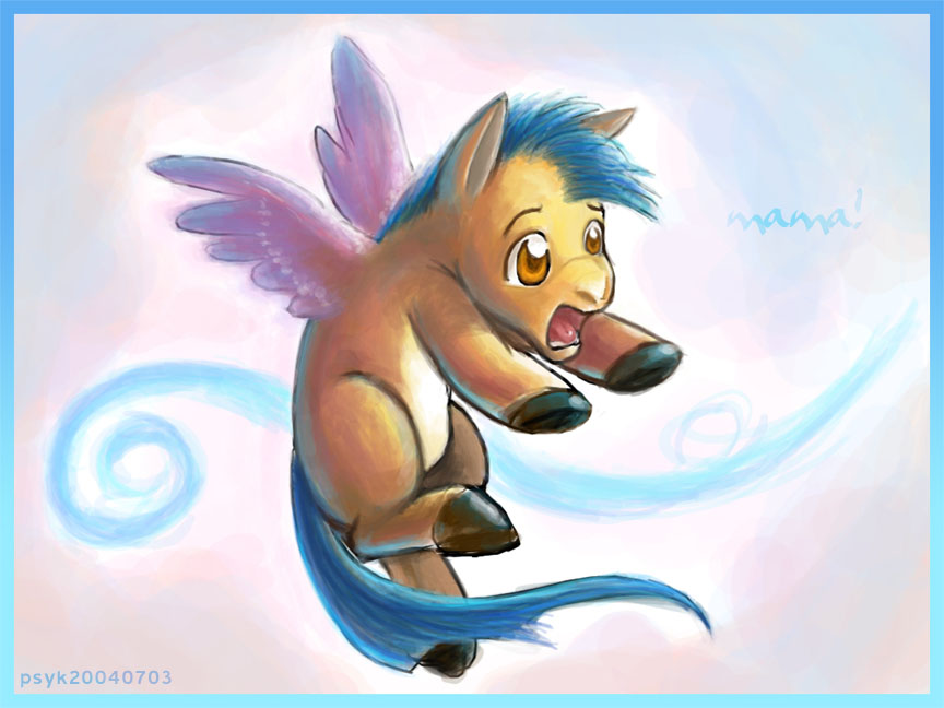 864x648 Flying Horse By Psychedelicmind