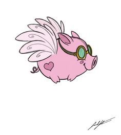 236x264 Flying Pig By Linda Silvestri When Pigs Fly Flying