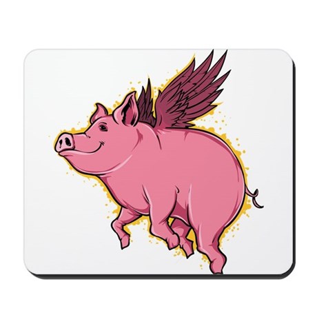 460x460 Flying Pig Mousepads Buy Flying Pig Mouse Pads Online