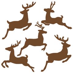 236x236 Reindeer Set Svg Cutting Files For Scrapbooking Cute Cut Files