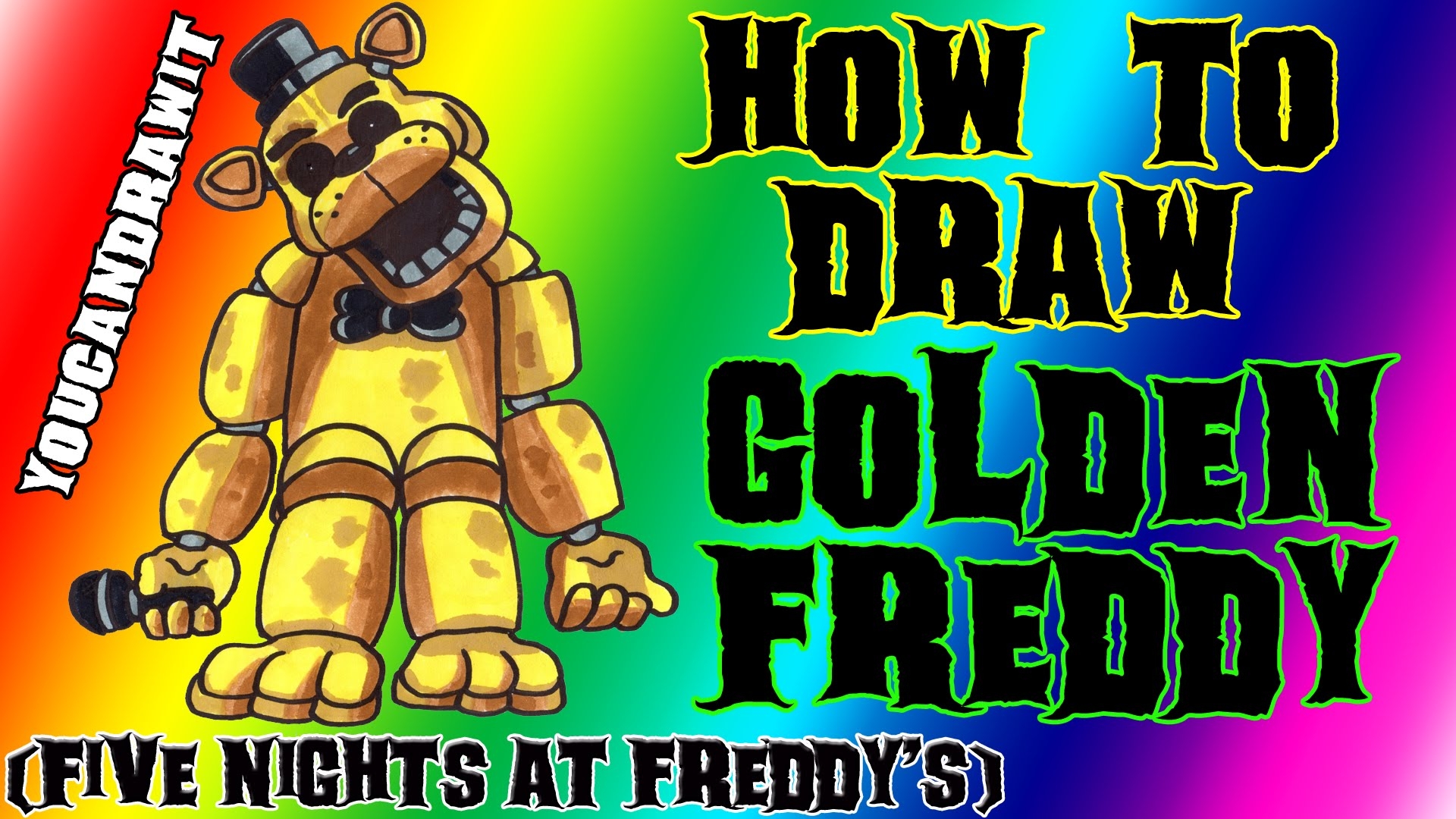 1920x1080 B0vgsoy Draw Nightmare Freddy Fazbear Five Nights