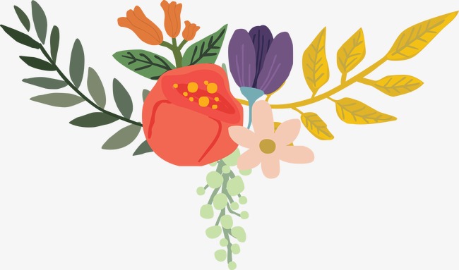 650x383 Drawing Decorative Foliage Plants, Flowers, Leaves, Leaf Png Image