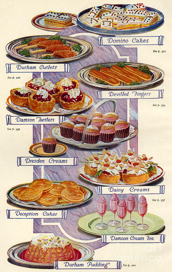 570x900 1920s Uk Food Magazine Plate Drawing By The Advertising Archives