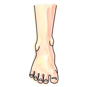 343x343 How To Draw Kids Foot We Draw Kids
