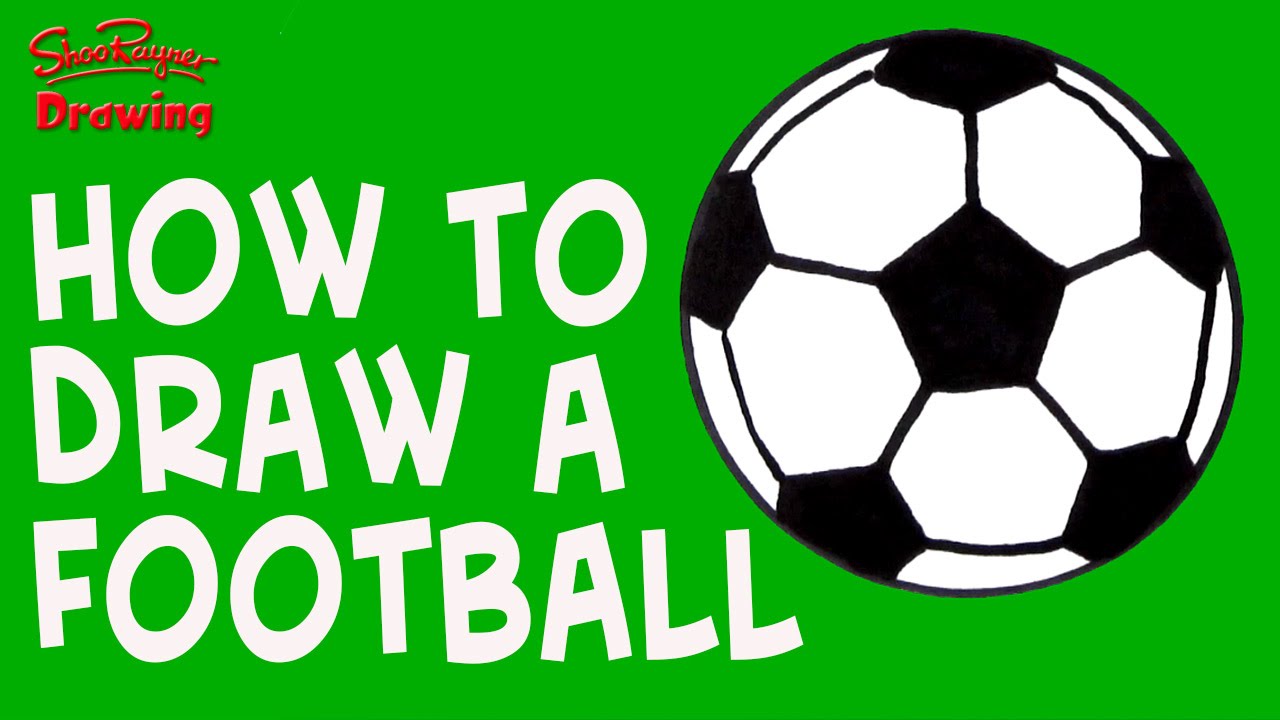 Easy football. How to draw a Football. How to draw Football Ball. Draw in Football. Football easy Art.