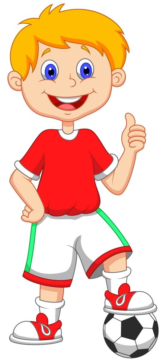 550x1200 Kid Football Player Cartoon Image D Kid Images