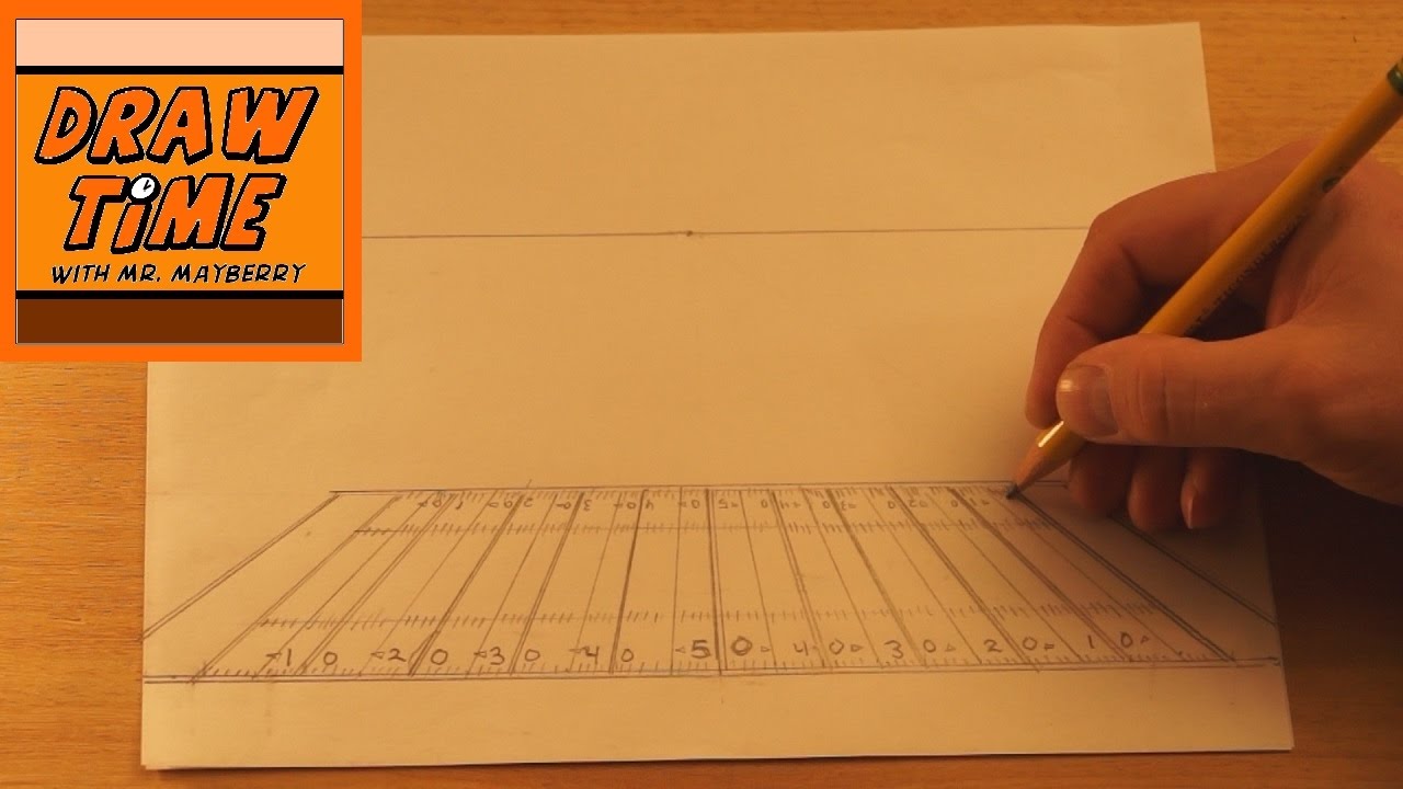 1280x720 How To Use One Point Perspective To Draw A Football Field