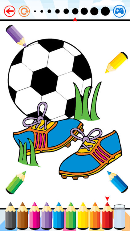 422x750 Soccer Football Coloring Book