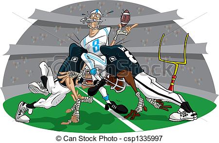 450x294 Rush In American Football Game