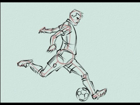 480x360 Drawing Football Players Group