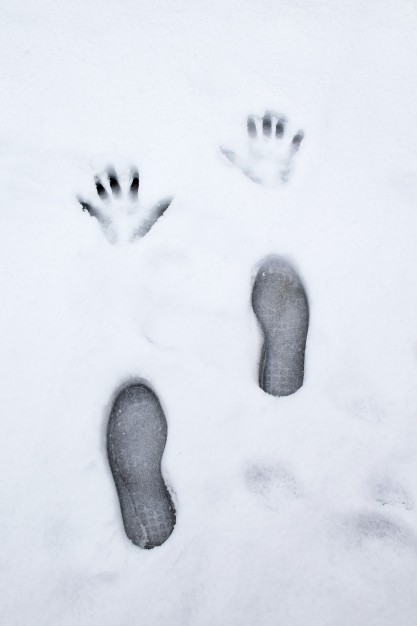 417x626 Human Footprints Outline Icons Free Download
