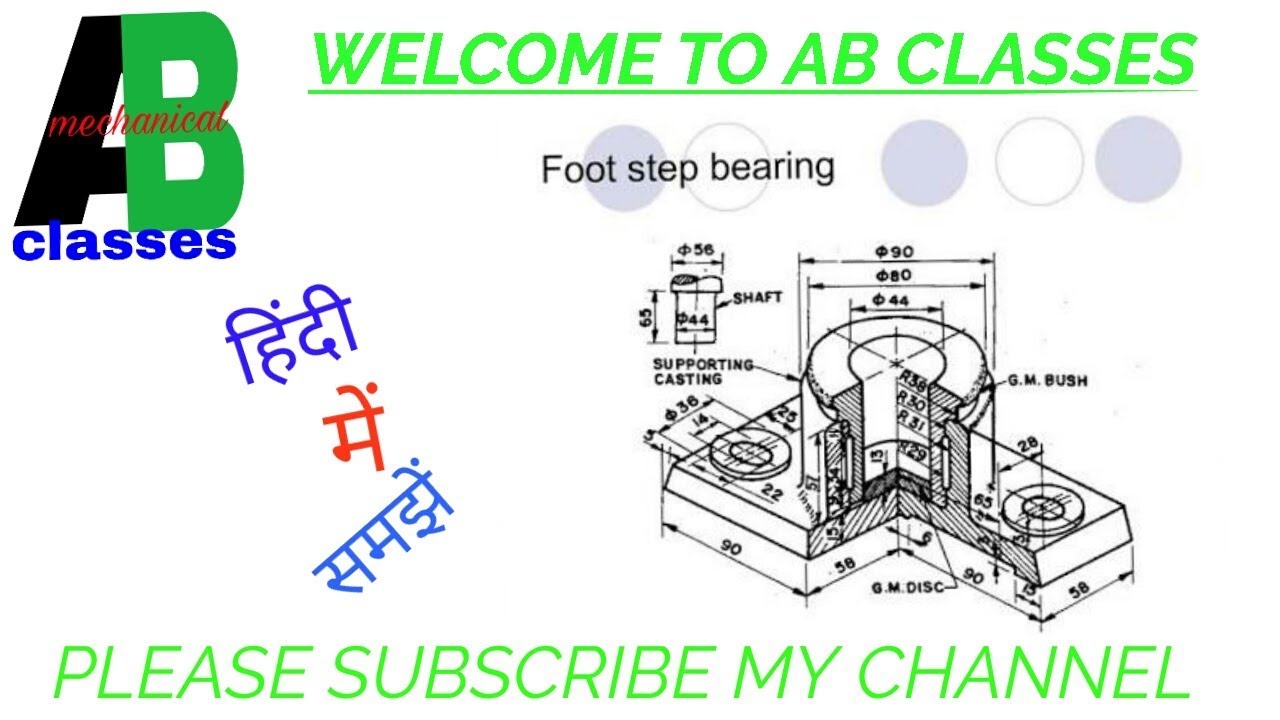 1280x720 Front View (In Hindi) Foot Step Bearing Assembly In Hindi Ab