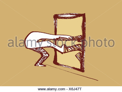 424x320 Split Personality, Drawing Stock Photo 53862869