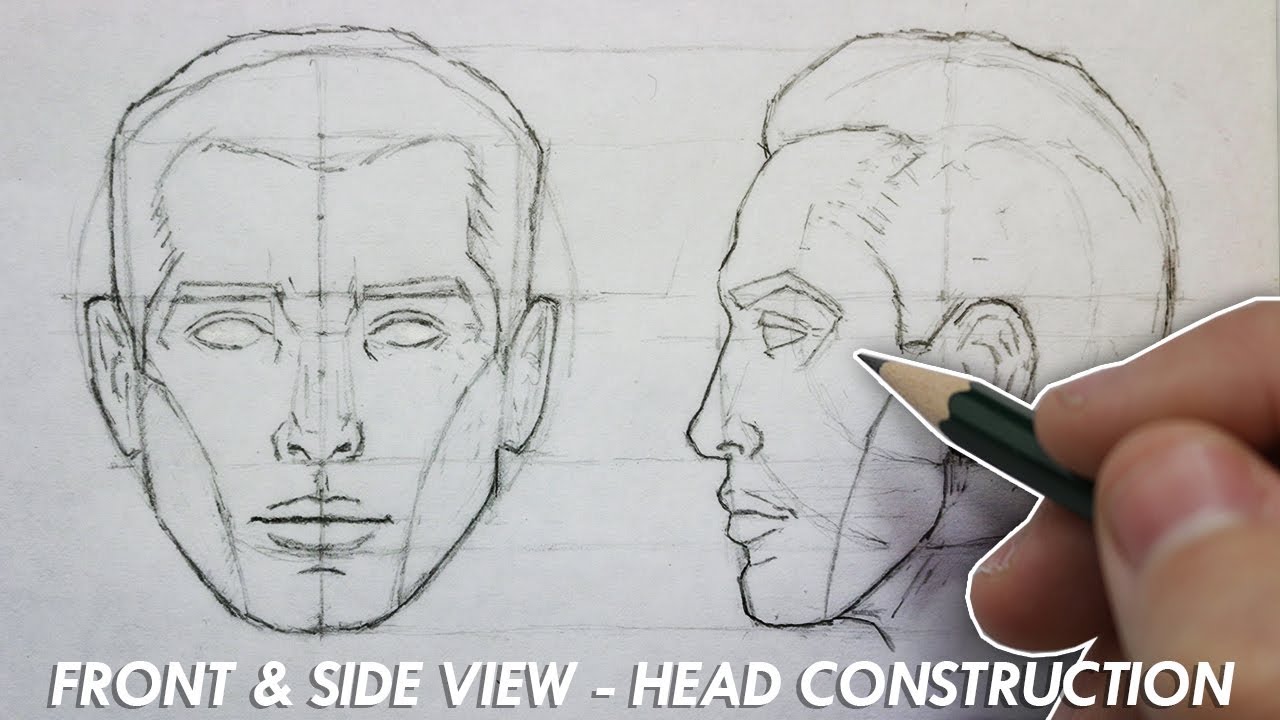 1280x720 The Basic Construction For Drawing The Head