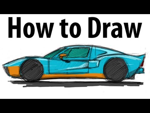 480x360 How To Draw A Ford Gt