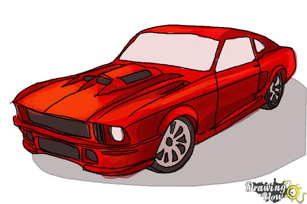 600x400 How To Draw A Ford Mustang
