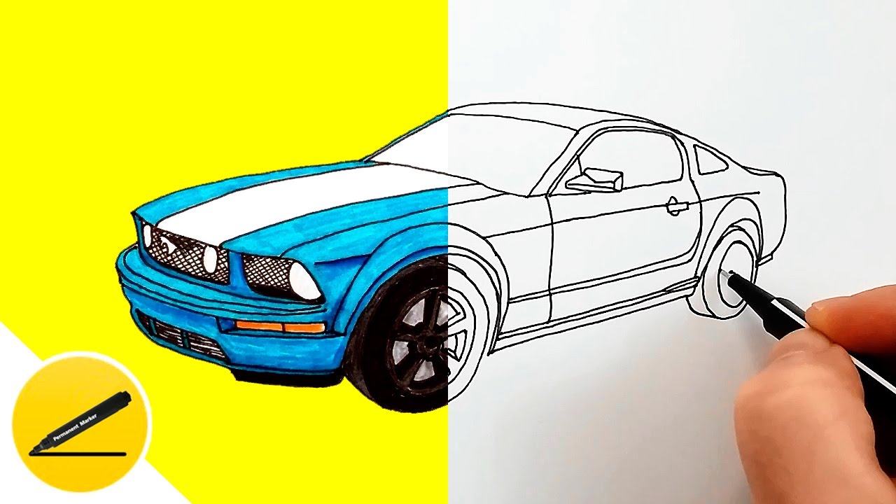 1280x720 How To Draw A Car
