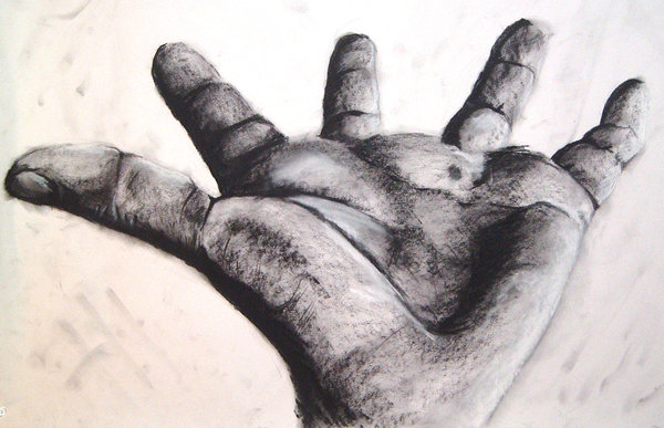 600x387 Foreshortening Hand By Irishaficionado