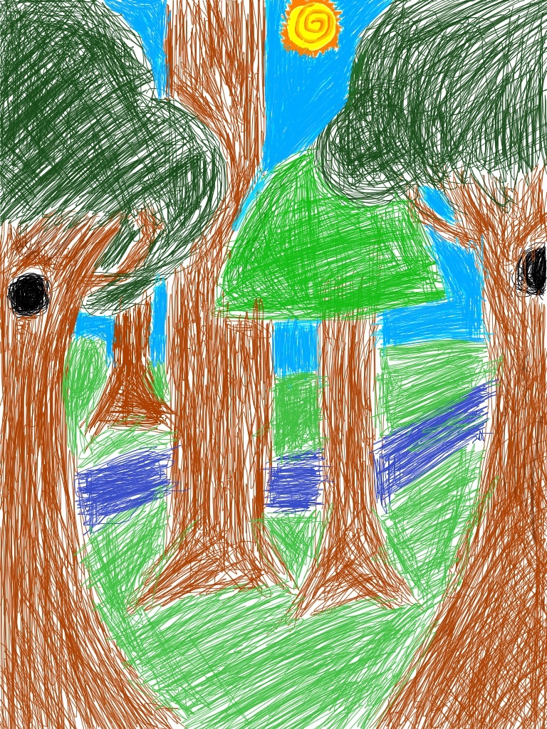 768x1024 Forest (Drawing) By Dark Pheonix99