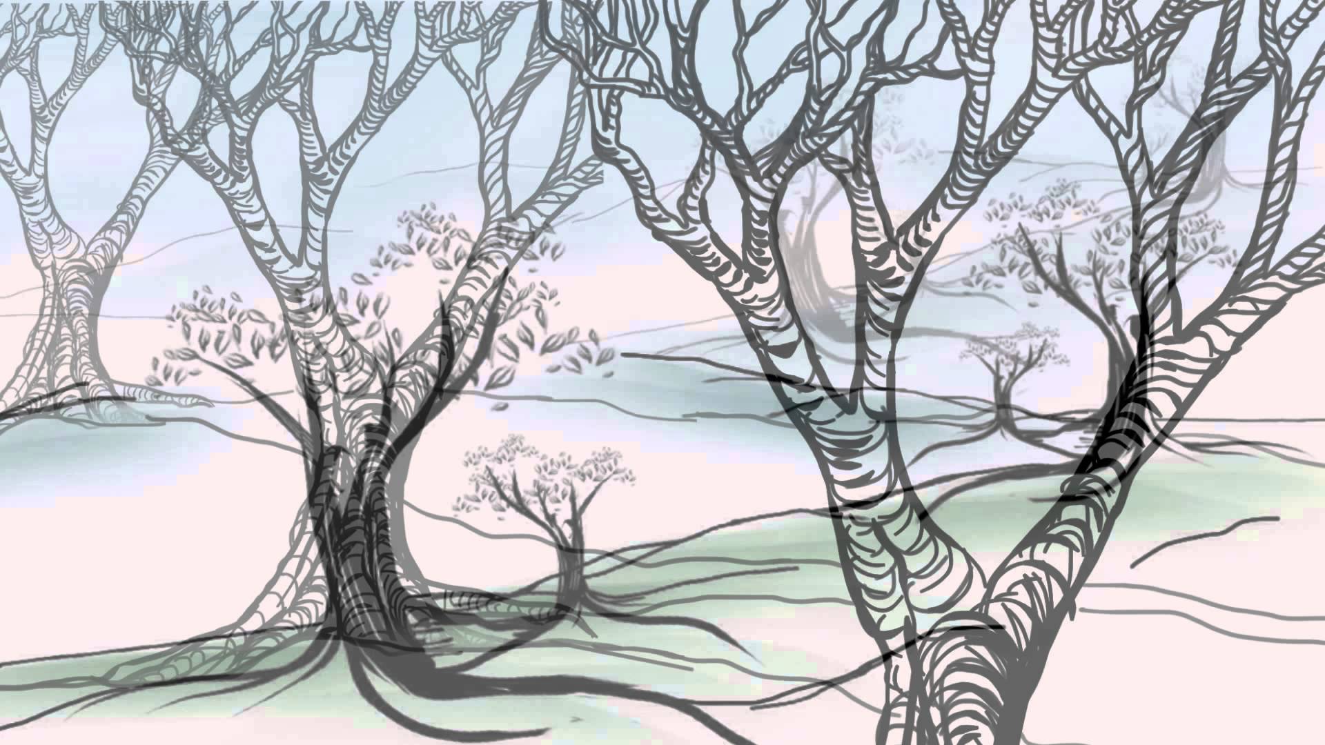 1920x1080 Drawing Deciduous Trees
