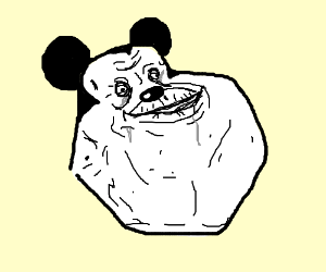 300x250 Mickey Mouse Is Forever Alone. (Drawing By Horn)