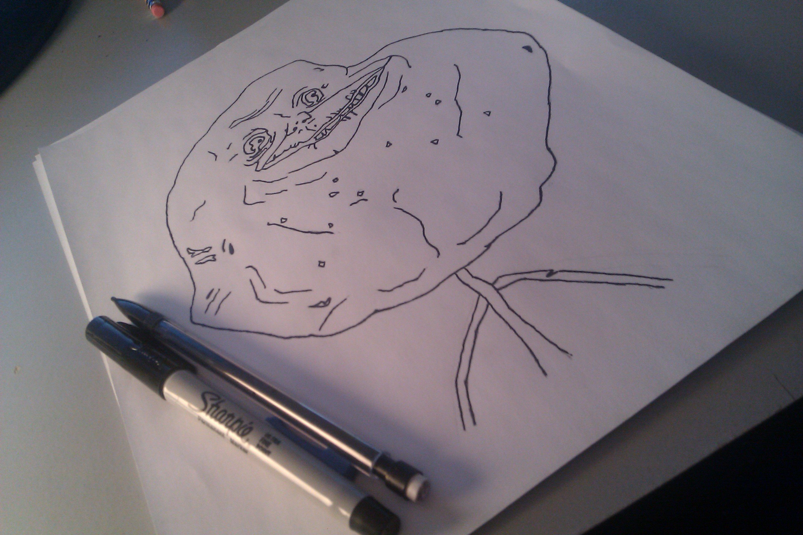 2592x1728 My Forever Alone Drawing