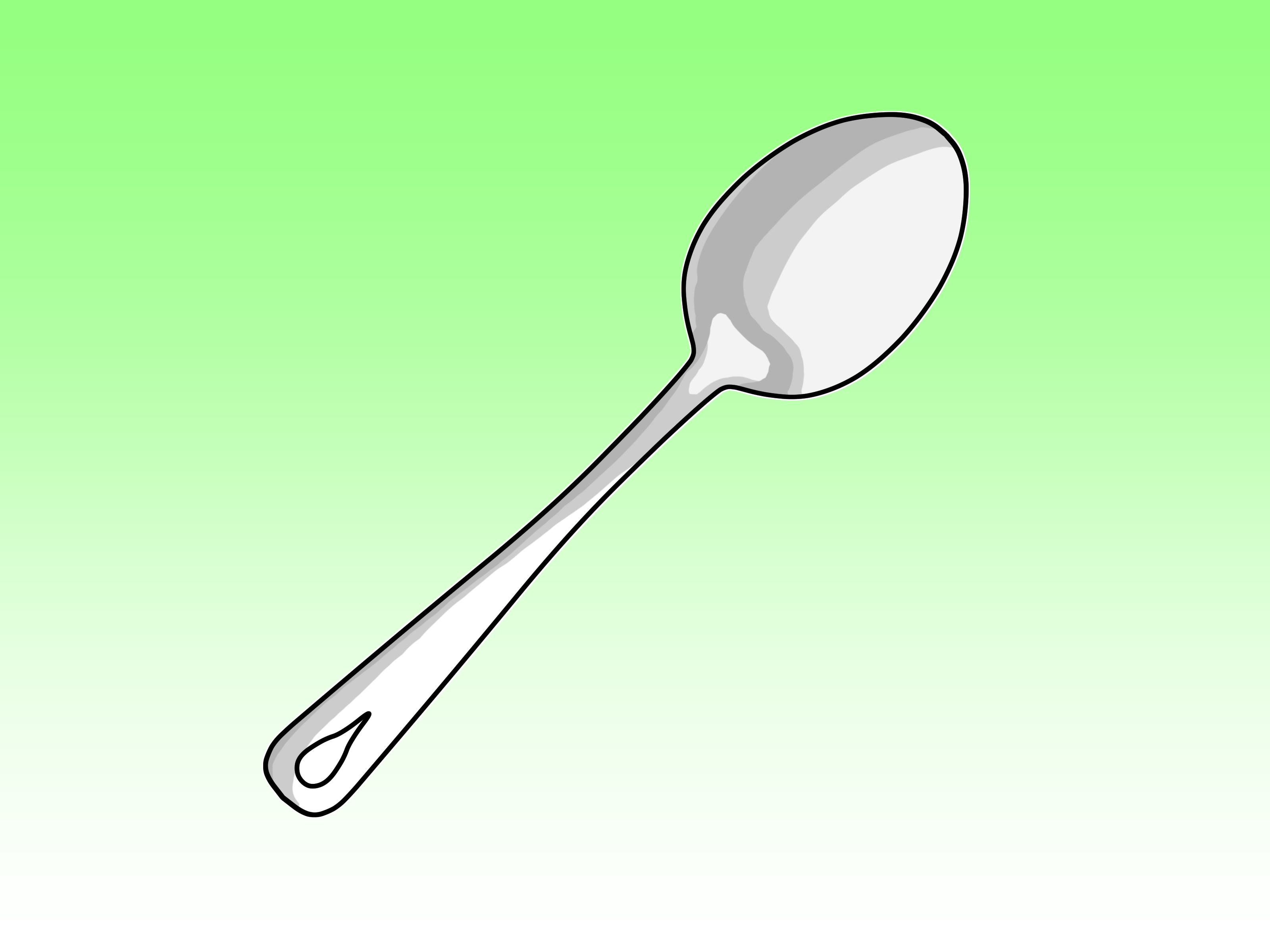 3200x2400 How To Draw A Spoon 10 Steps (With Pictures)