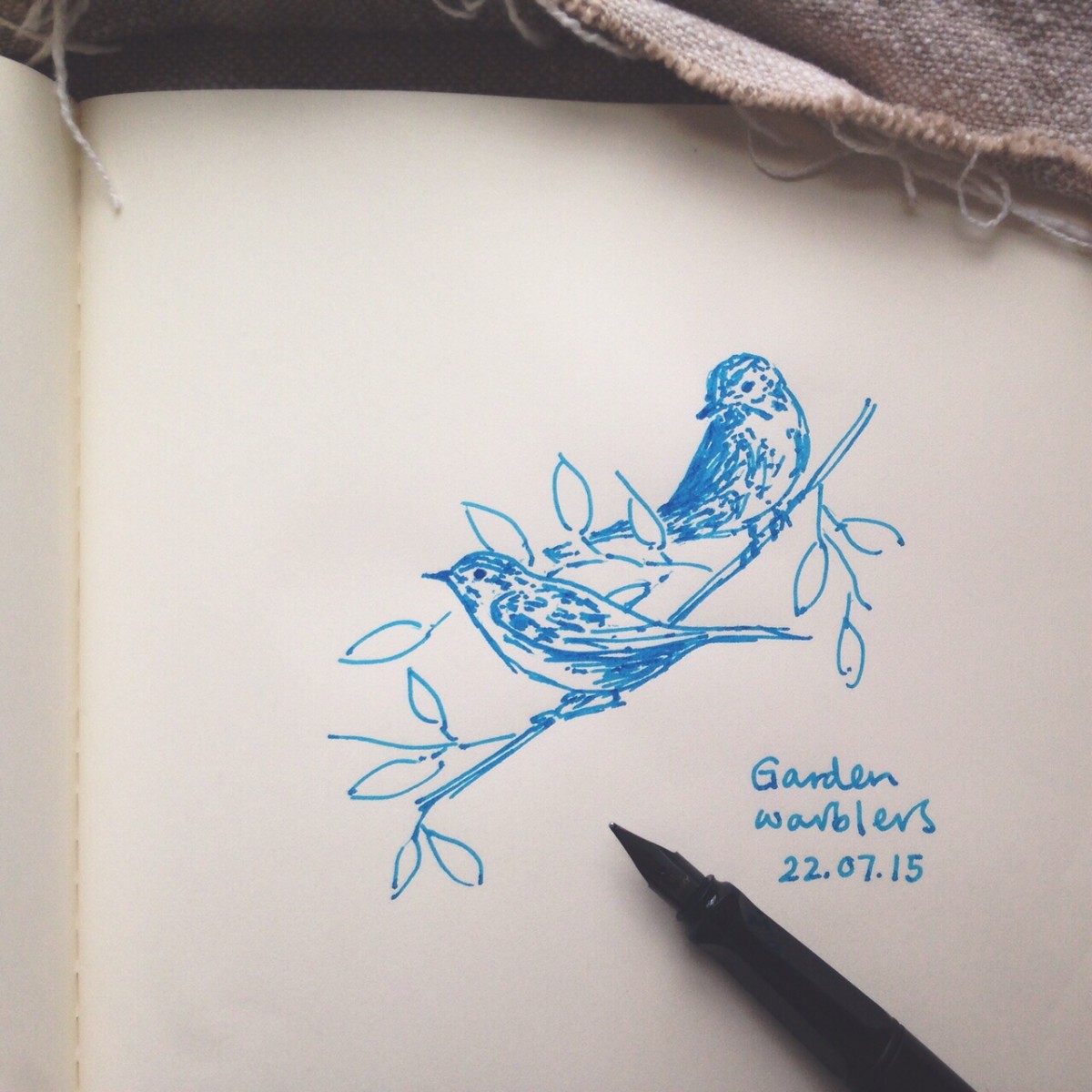 1200x1200 Falling For My Fountain Pen