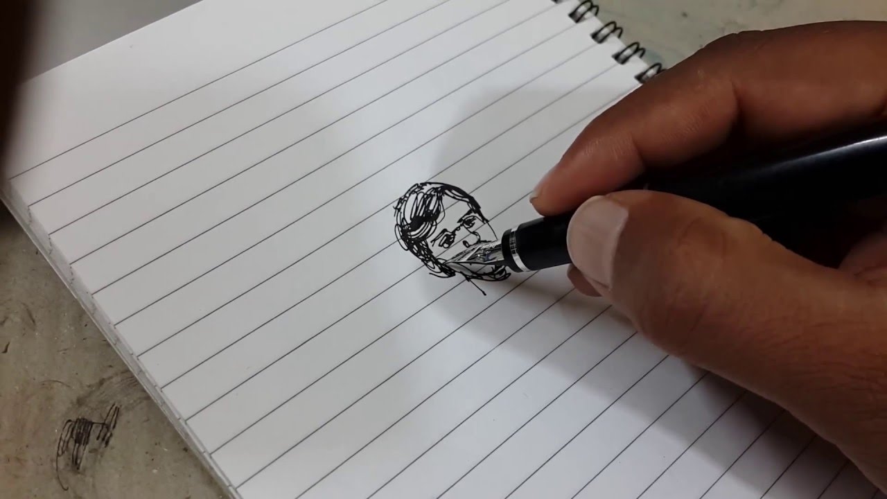 1280x720 Fountain Pen Drawing