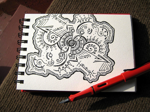 500x375 Pen Amp Ink Sketch Fountain Pen