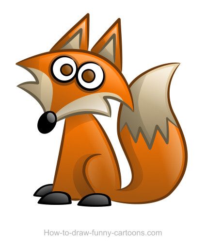 425x515 Fox Drawings (Sketching + Vector) Foxes, Cartoon And Fox Drawing