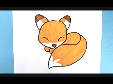 480x360 How To Draw A Cute Fox (Easy)
