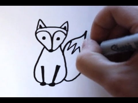 480x360 How To Draw A Cartoon Fox