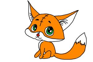 300x200 How To Draw A Fox For Kids