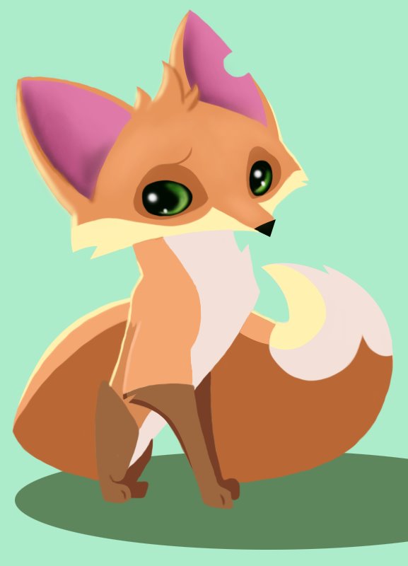 577x800 Learn How To Draw Fox From Animal Jam (Animal Jam) Step By Step